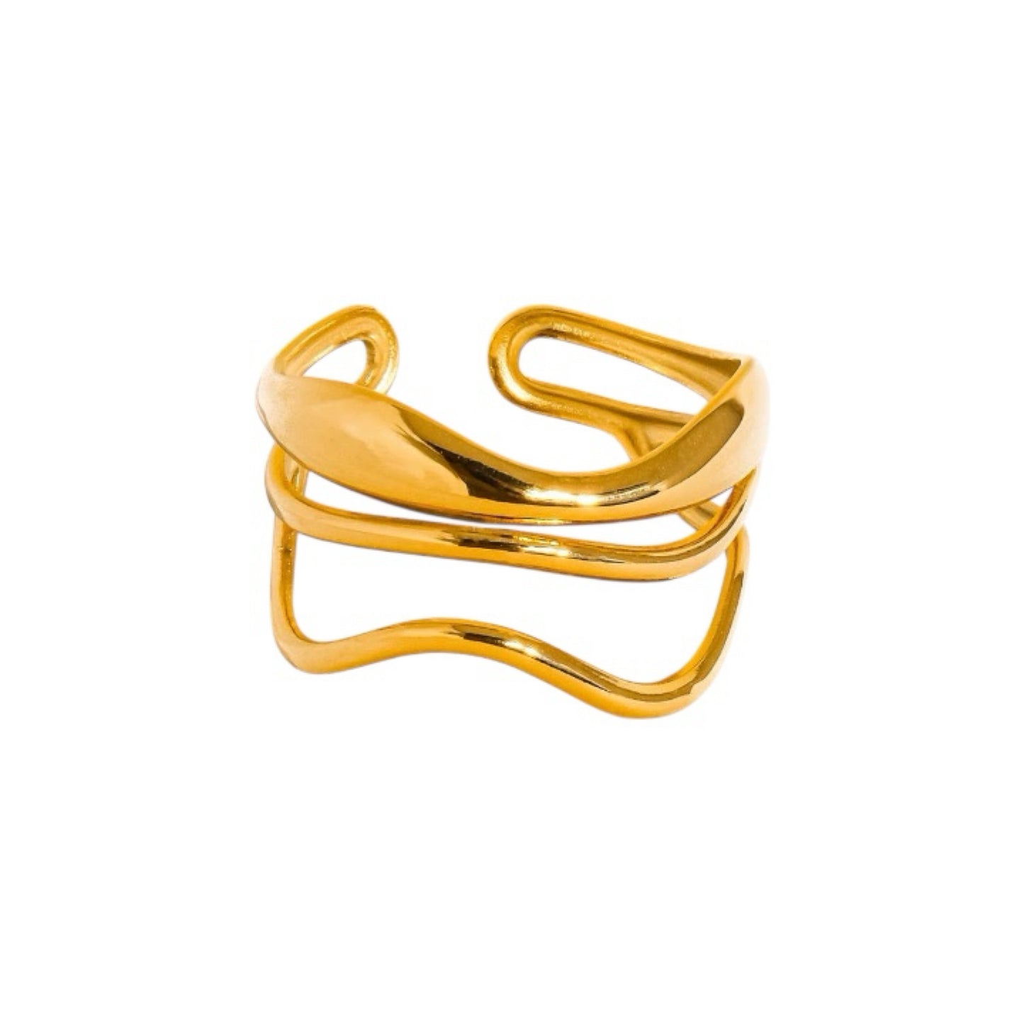 Double wave ring
