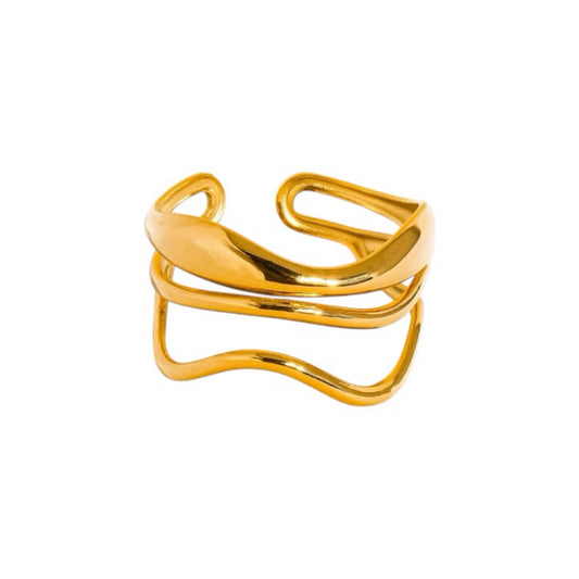 Double wave ring
