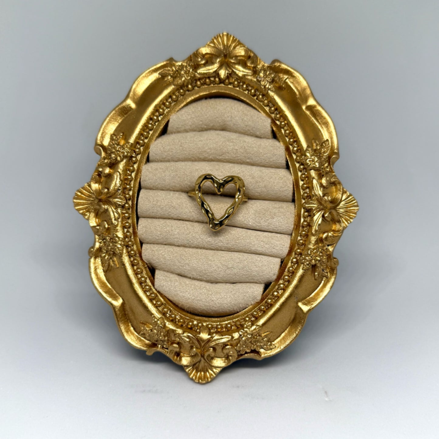 Heart ring gold