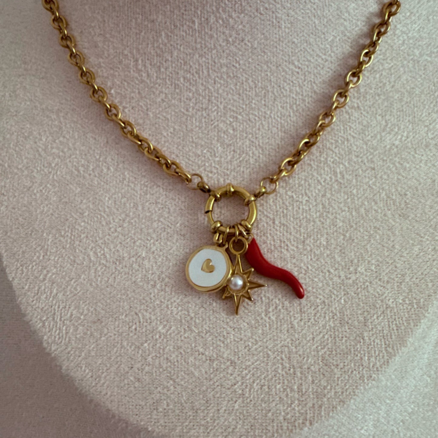 Chilli star charm necklace