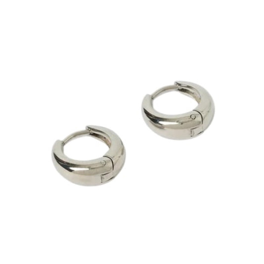 Huggie earrings silver