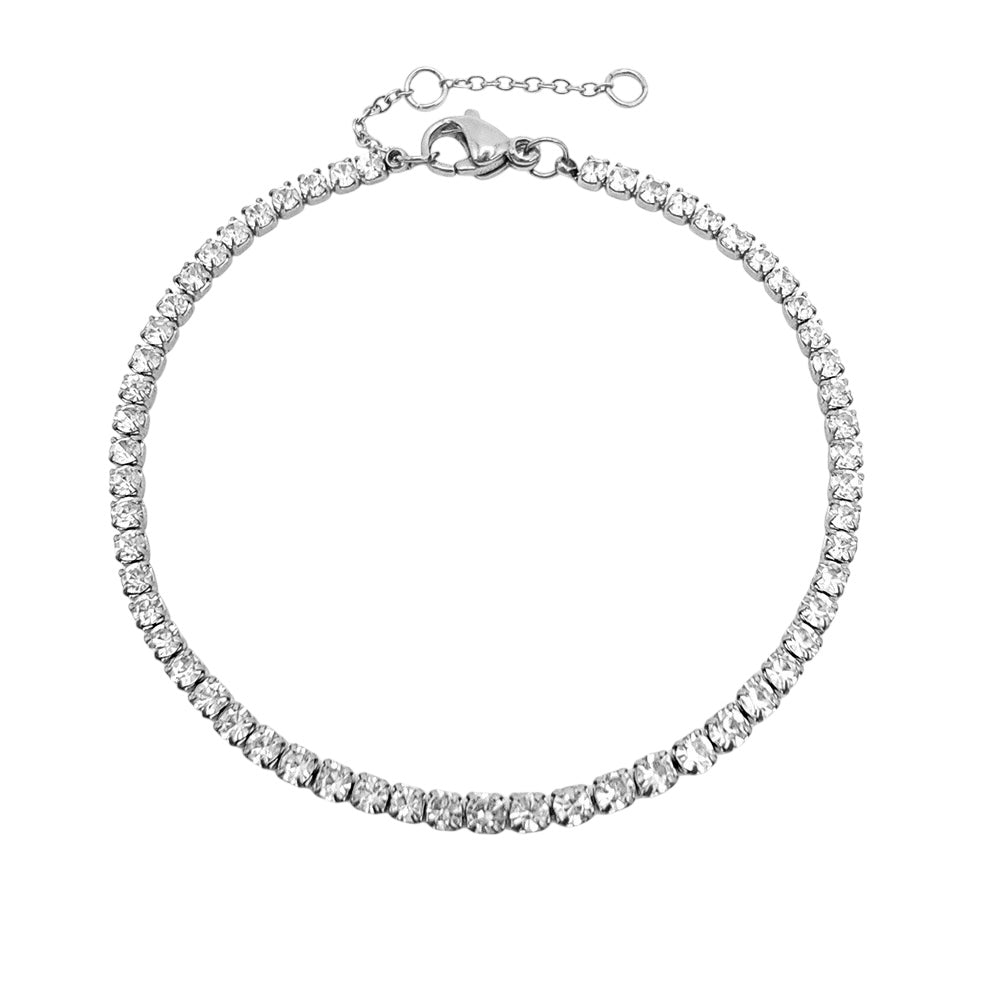 Tennis bracelet silver