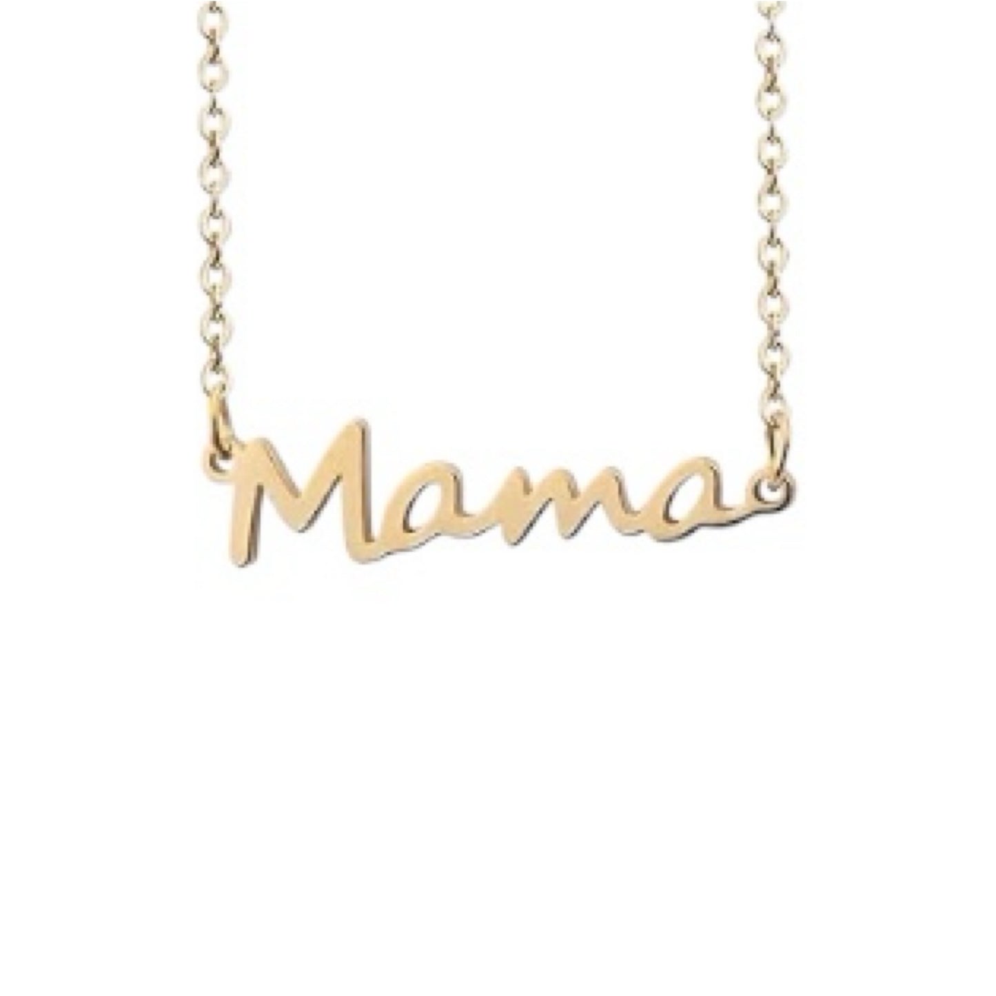 Mama necklace gold