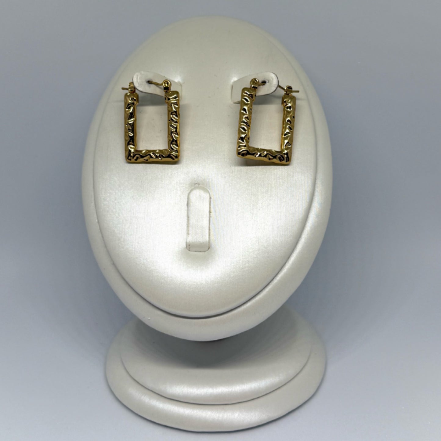 Square hoop earrings