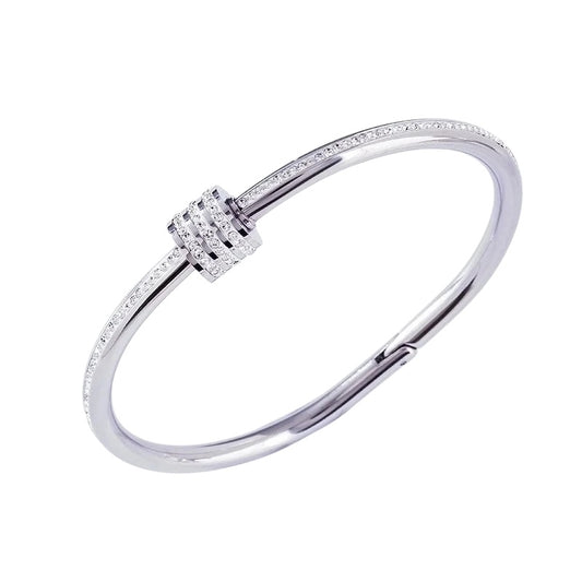 Bijou Bangle silver