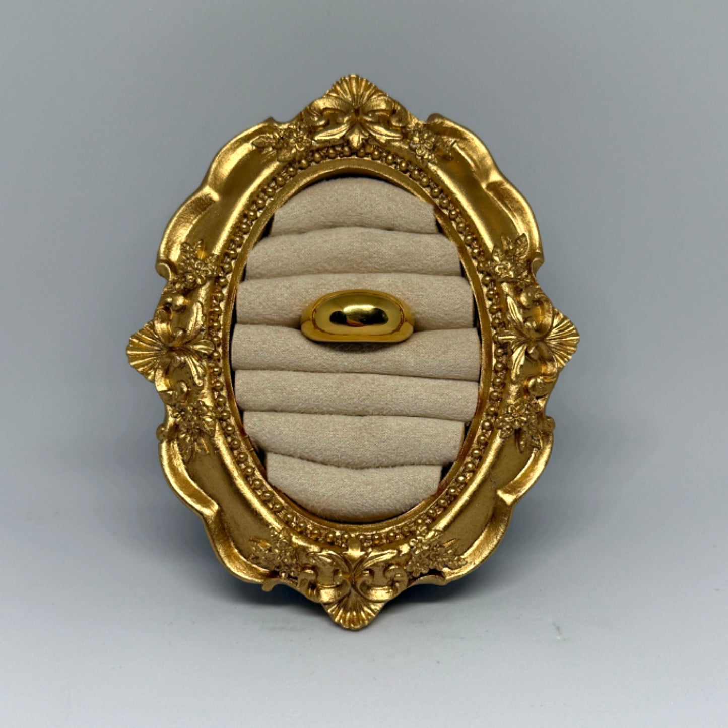 Moon ring gold