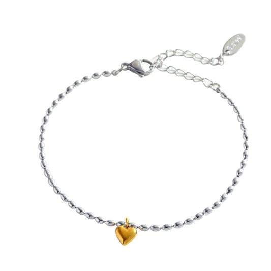 Mini heart bean bracelet