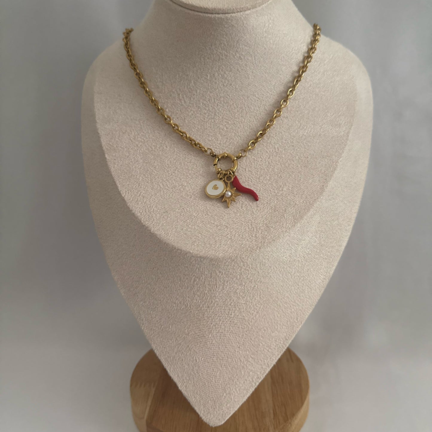 Chilli star charm necklace