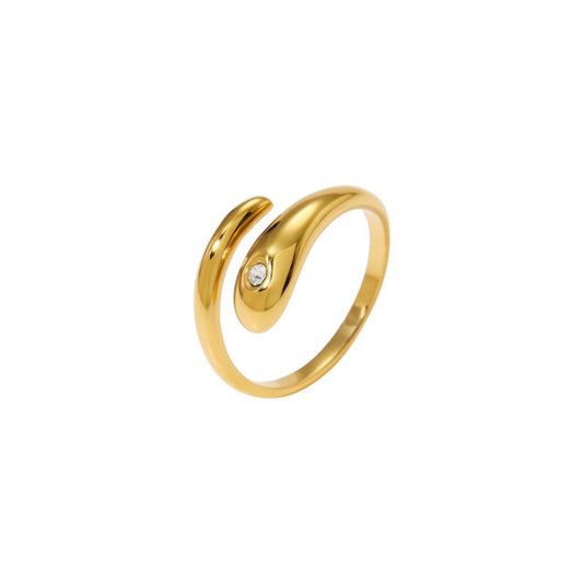 Snake ring gold
