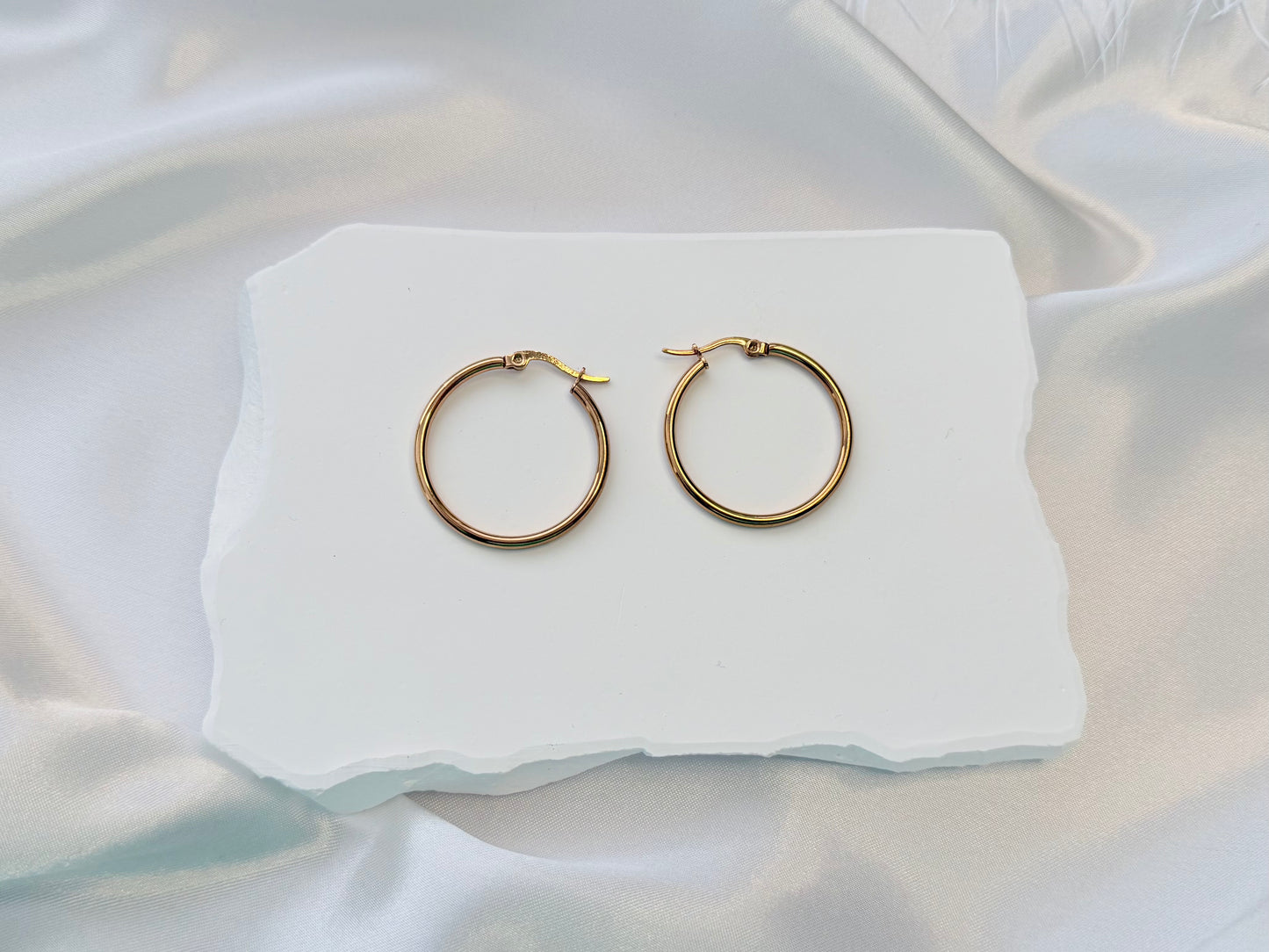 Hoop earrings-gold