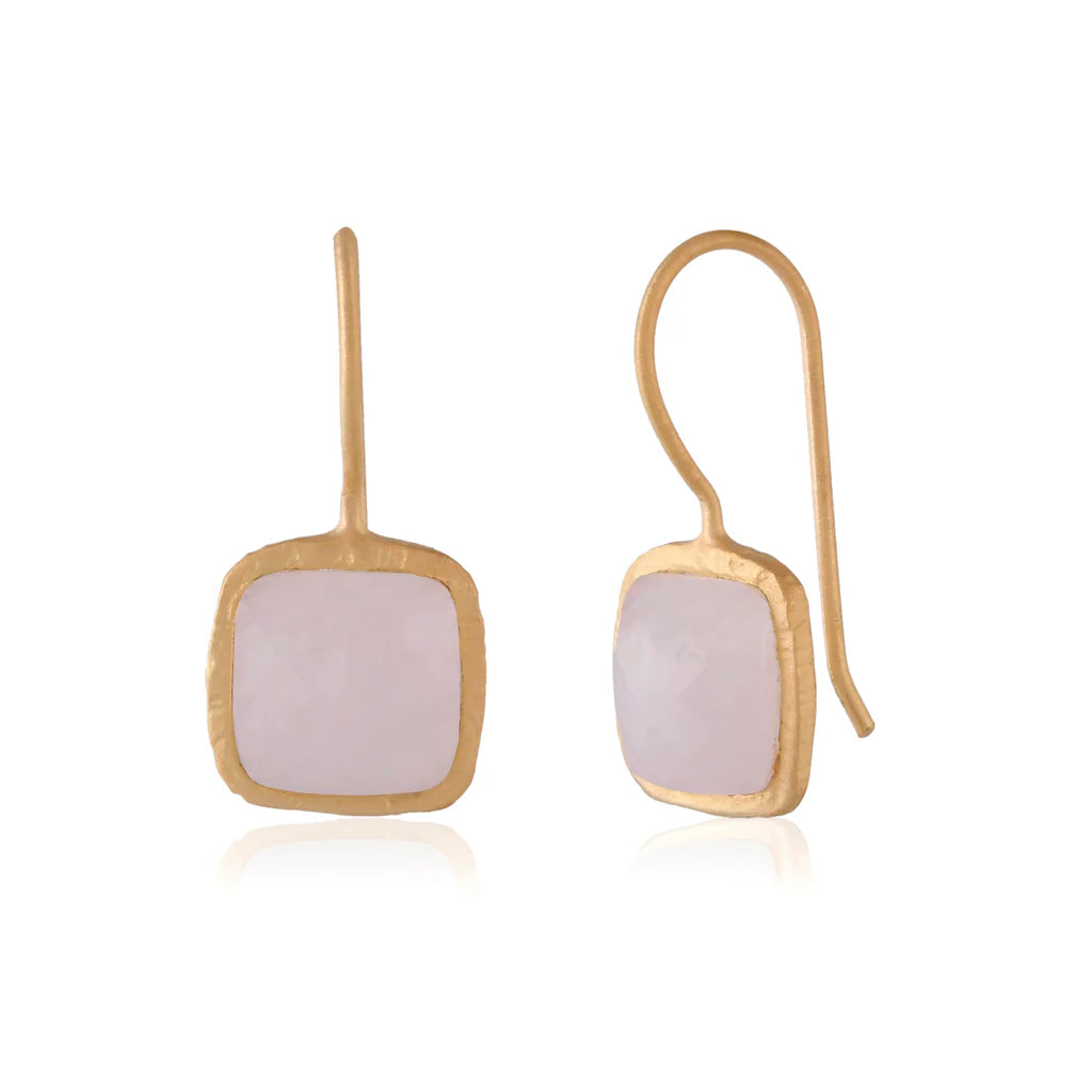 Square dangle earrings
