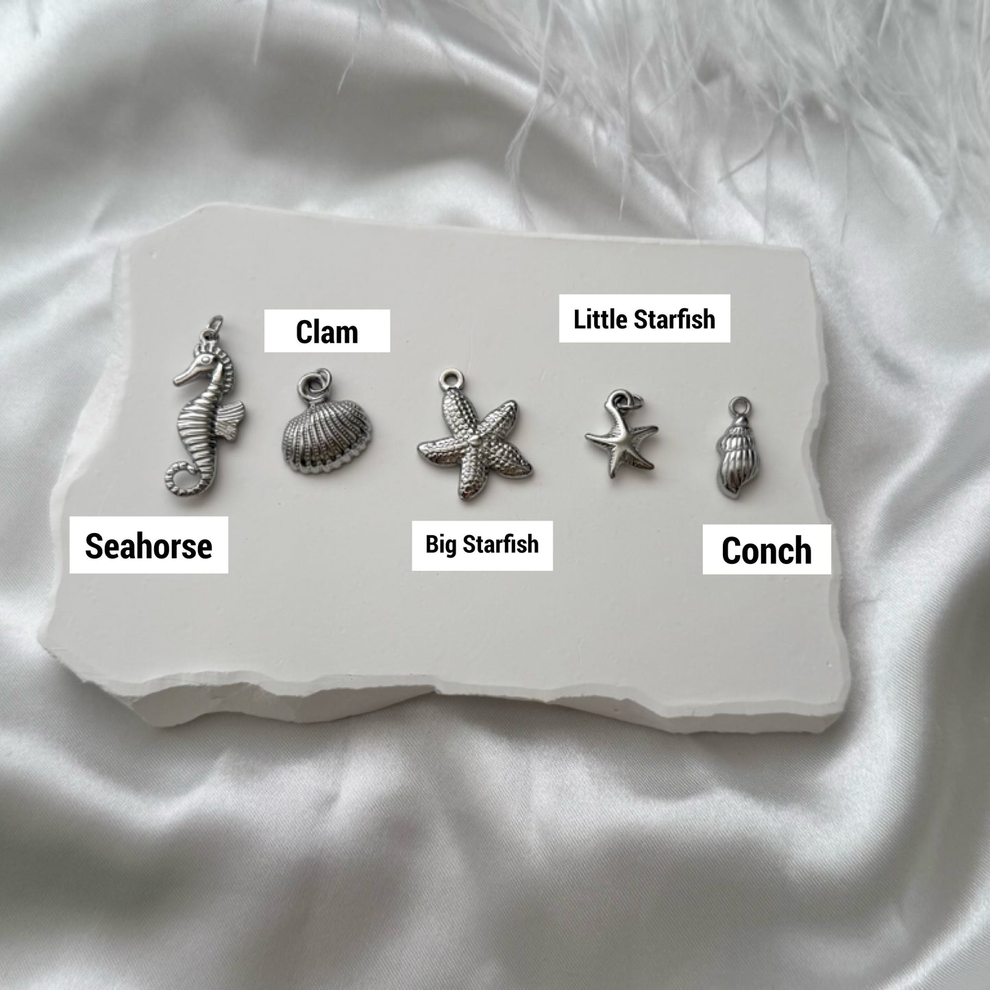 Get Charmed Silver Necklace + 3 Charms