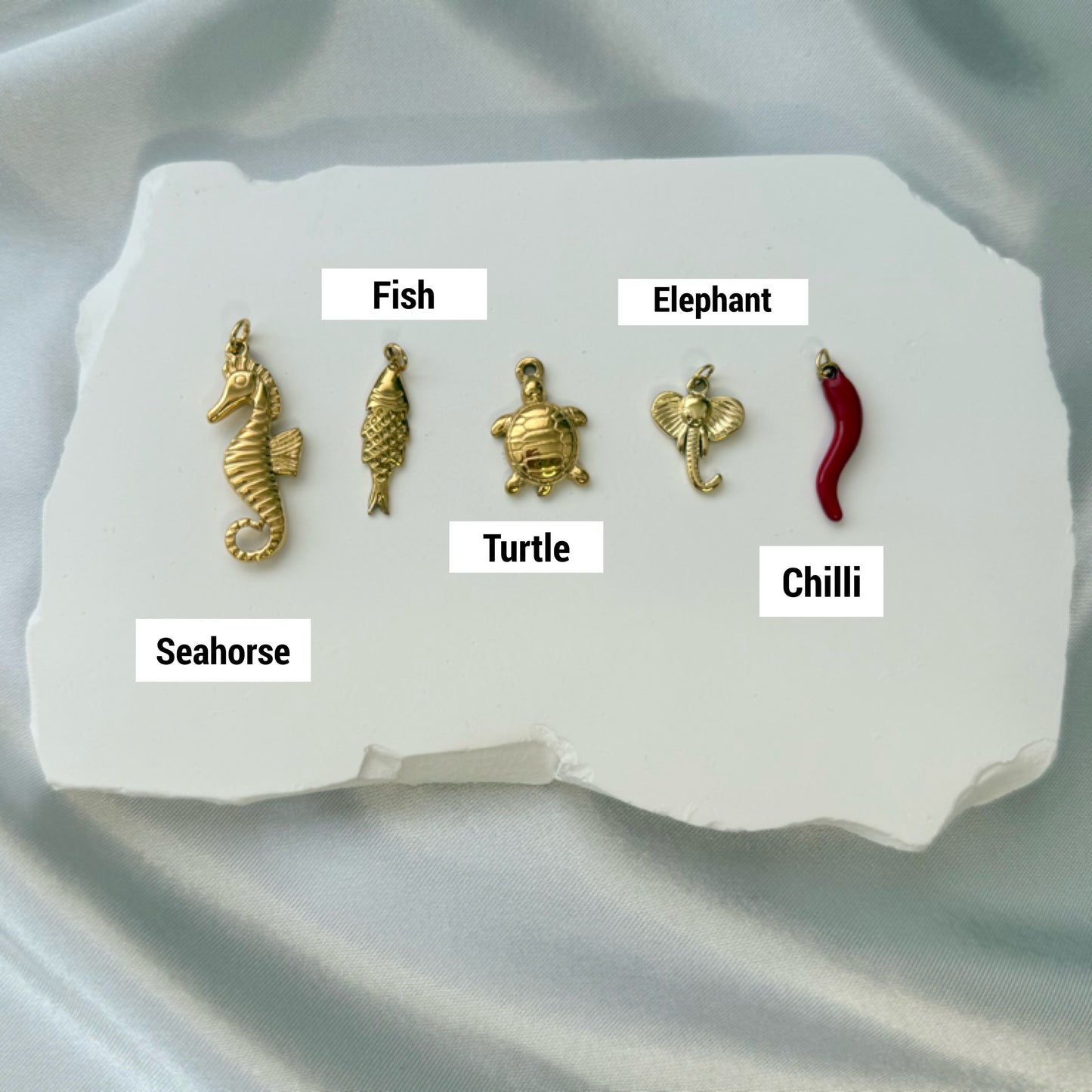 Get Charmed Gold Necklace + 2 Charms