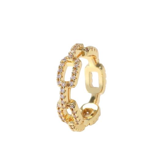 Linked ring gold