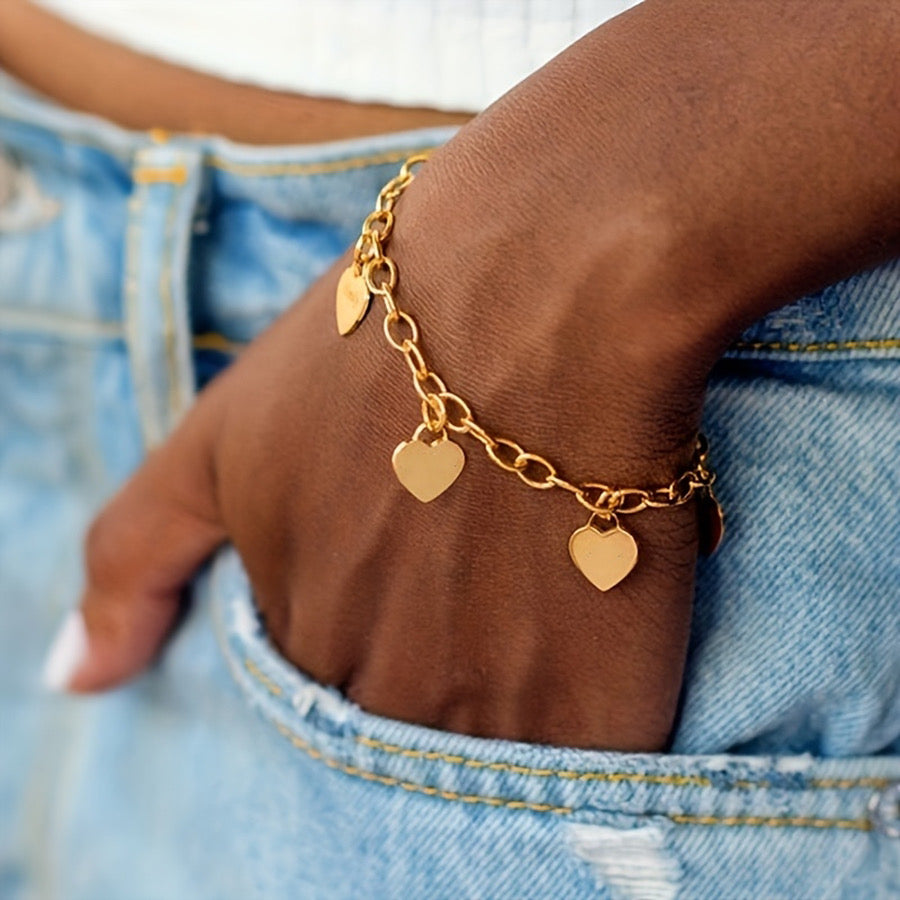 Multi hearts bracelet