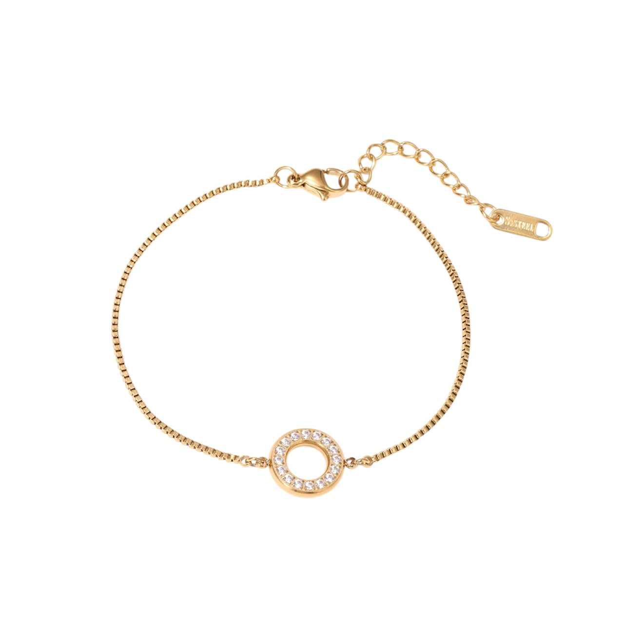 Thin o bracelet Gold
