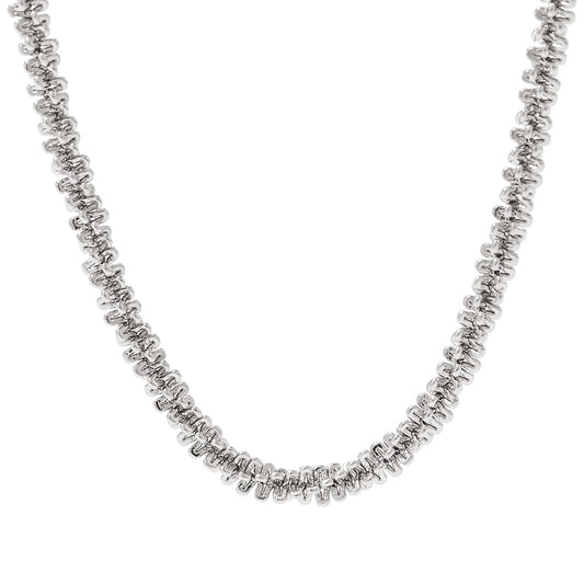 Sparkle necklace silver