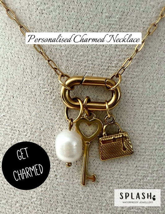 Get Charmed Gold Necklace + 3 Charms