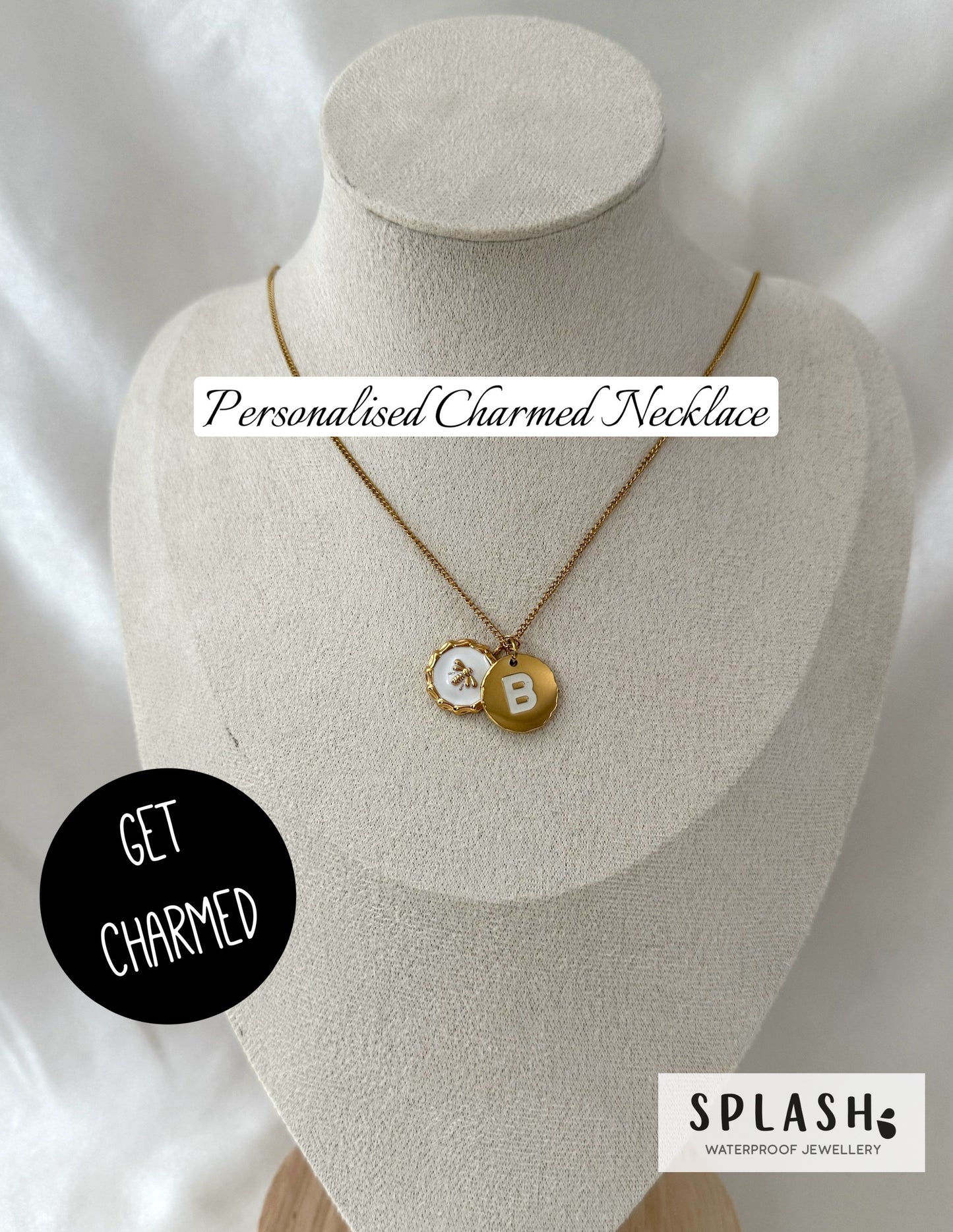Get Charmed Gold Necklace + 2 Charms