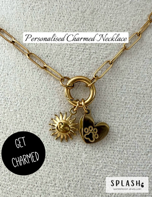 Get Charmed Gold Necklace + 2 Charms