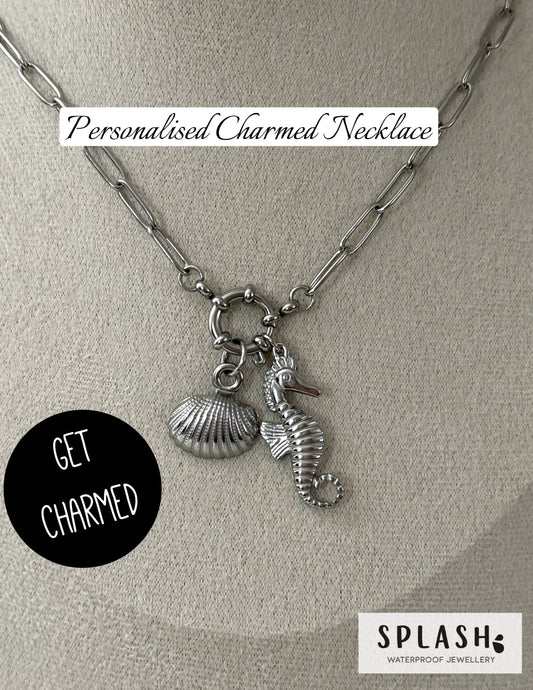 Get Charmed Silver Necklace + 2 Charms