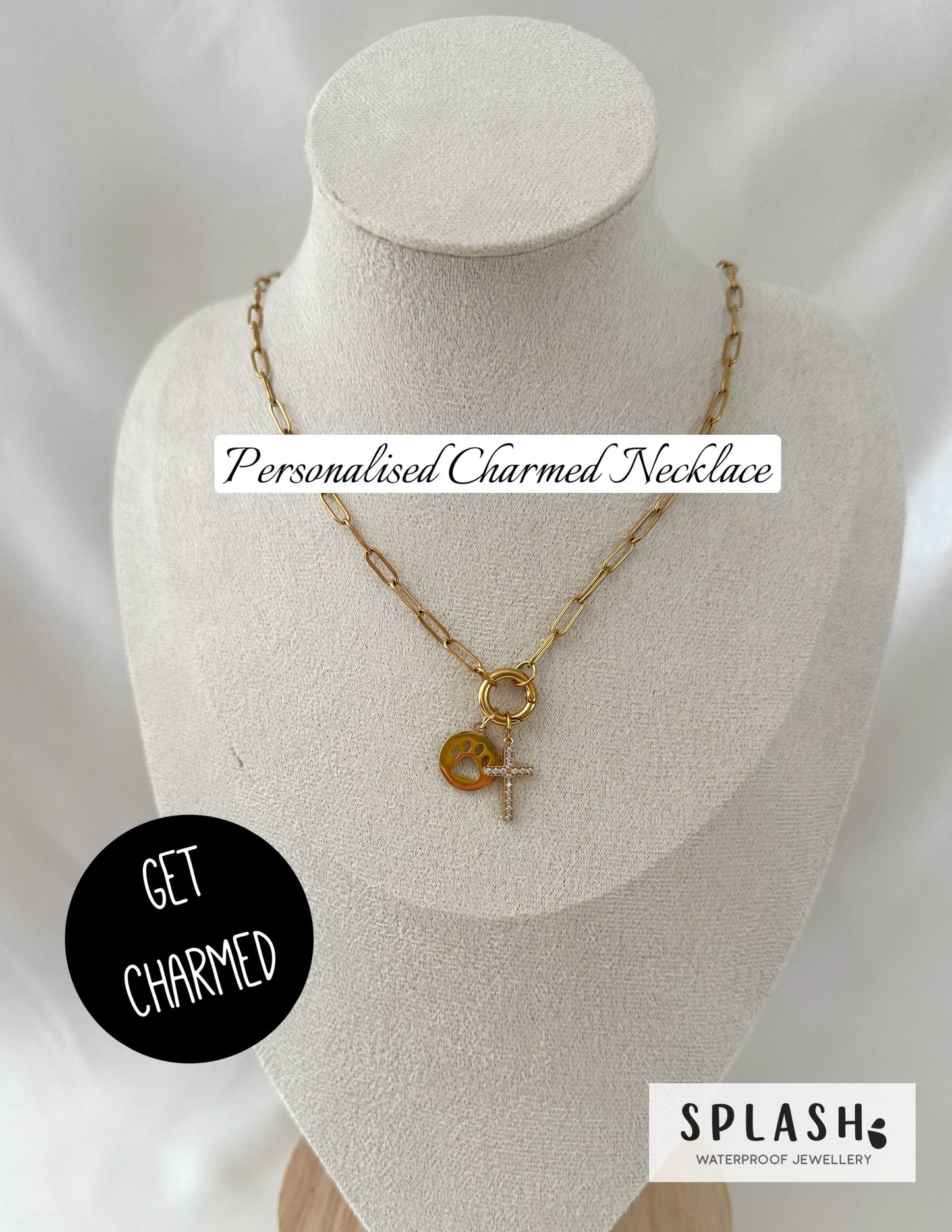 Get Charmed Gold Necklace + 2 Charms
