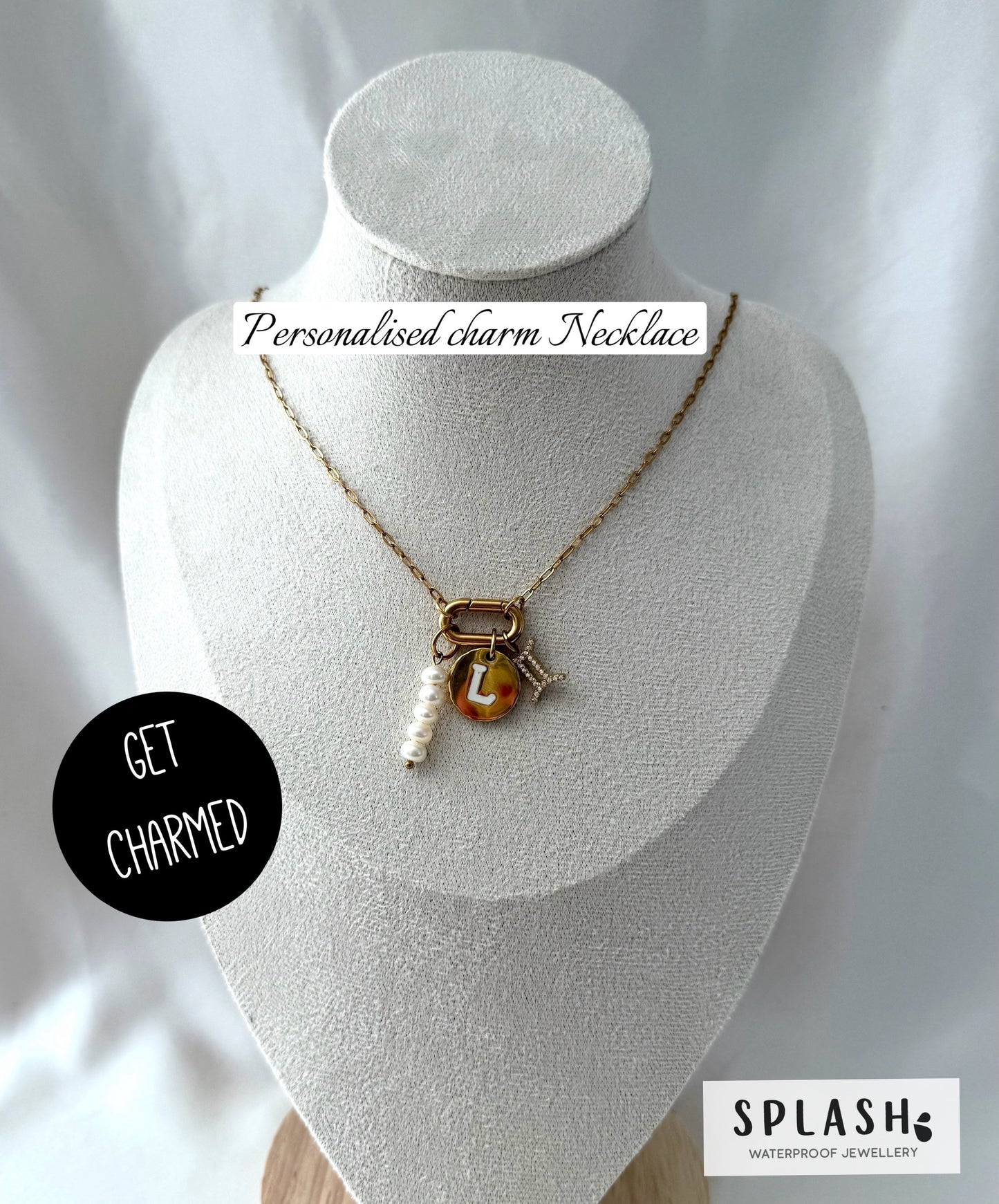 Get Charmed Gold Necklace + 2 Charms